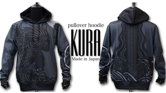 KURA pullover hoodie(プルオーバーパーカー)【鴉の宴】登場‼
