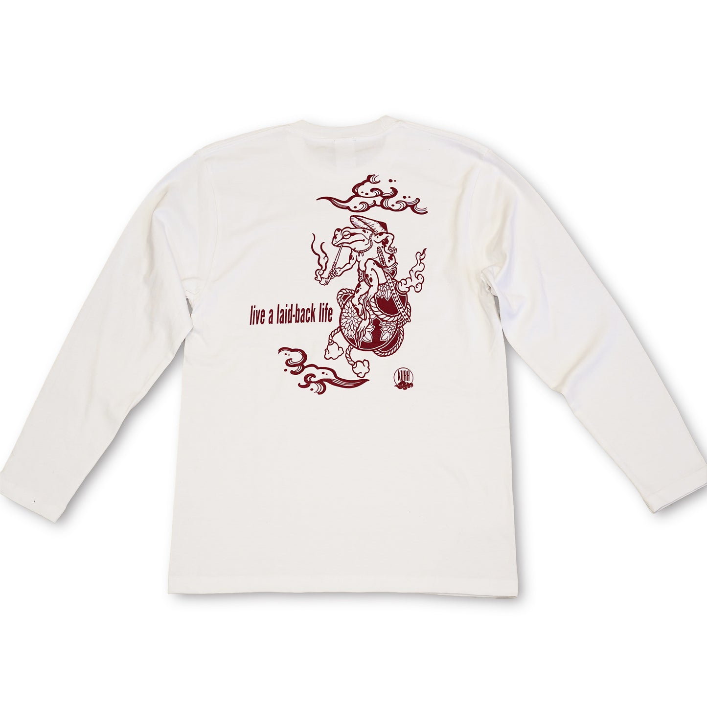 KURA T-shirt series ロングスリーブ 【蛙と瓢箪】(Color 3色)