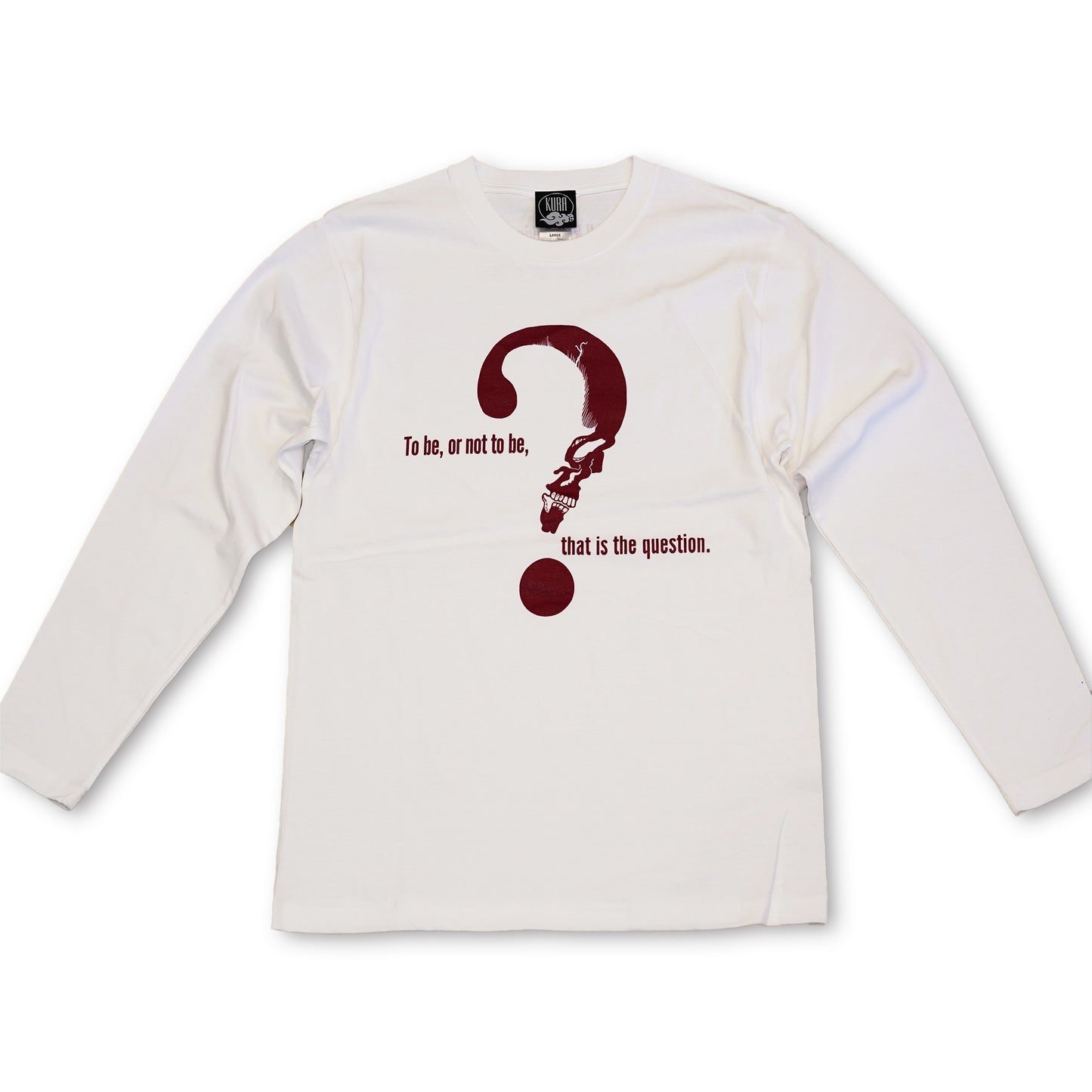 KURA T-shirt series long sleeve skull series (Color 3 colors)