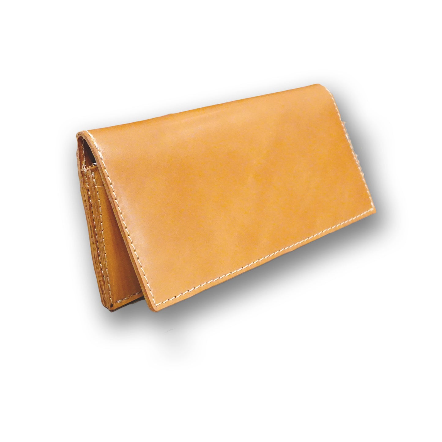 【KURA leather】 CORDOVAN (コードバン)ロングウォレット#18 natural