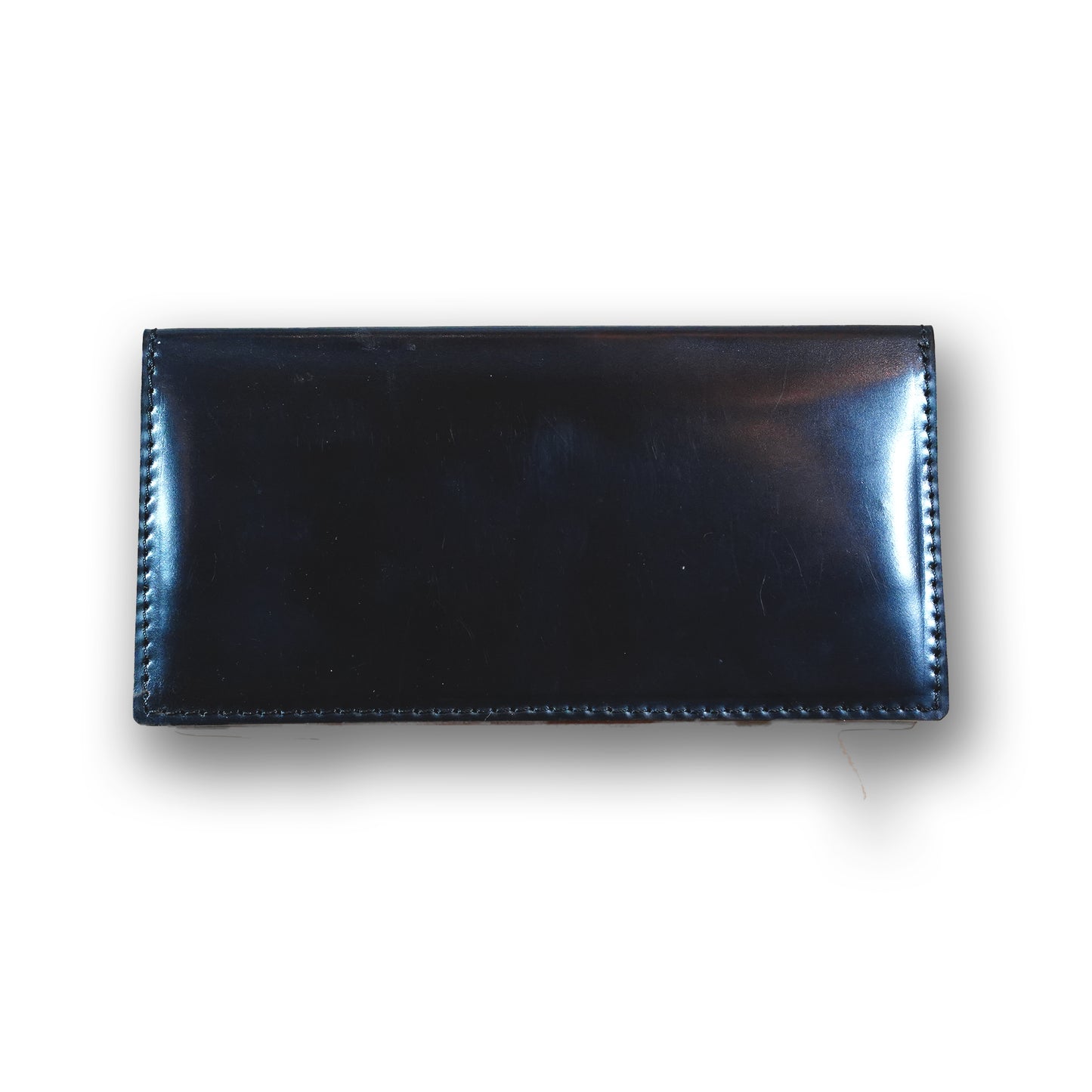 【KURA leather】 CORDOVAN (コードバン)ロングウォレット#19 BLACK