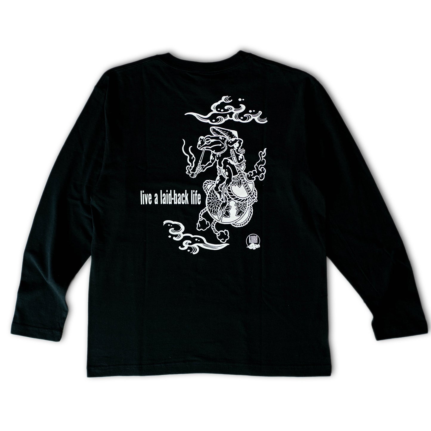 KURA T-shirt series ロングスリーブ 【蛙と瓢箪】(Color 3色)