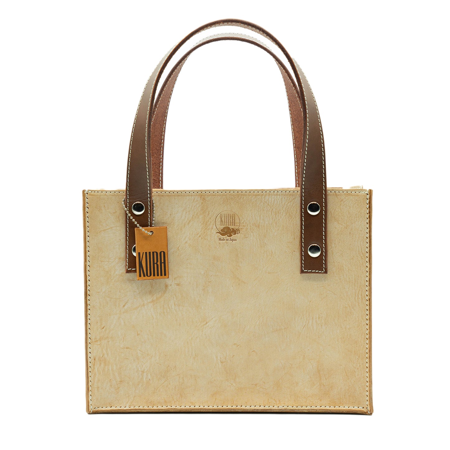 【KURA leather】トートバック ナチュラル#20