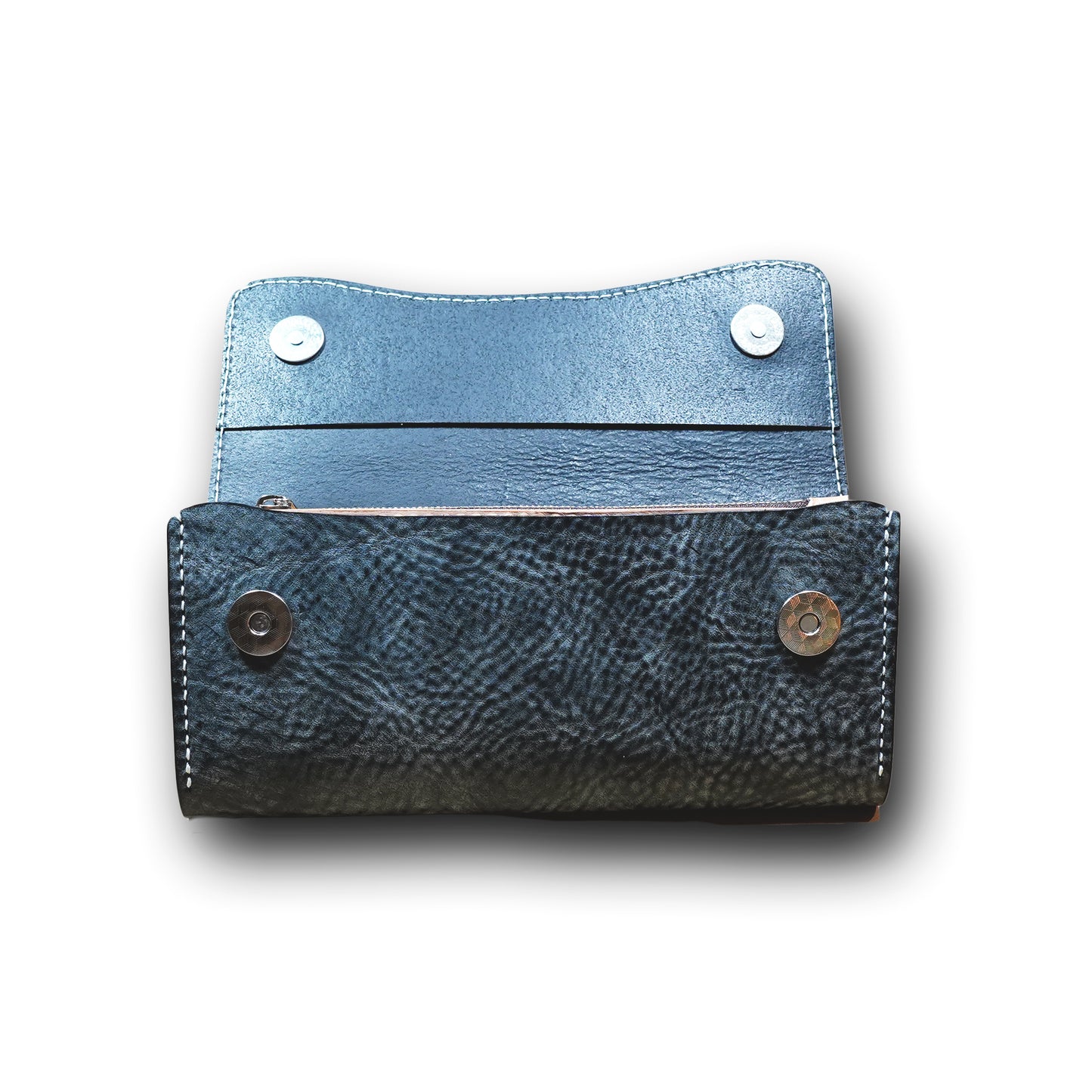 【KURA leather】#ロングウォレット#21 (black)