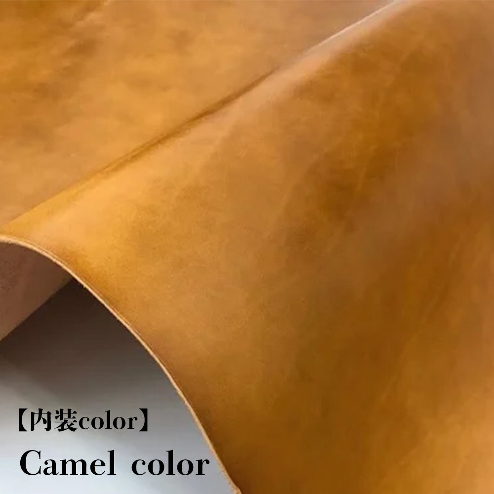 【KURA leather】Half Wallet(本革) #26(ラズベリー)