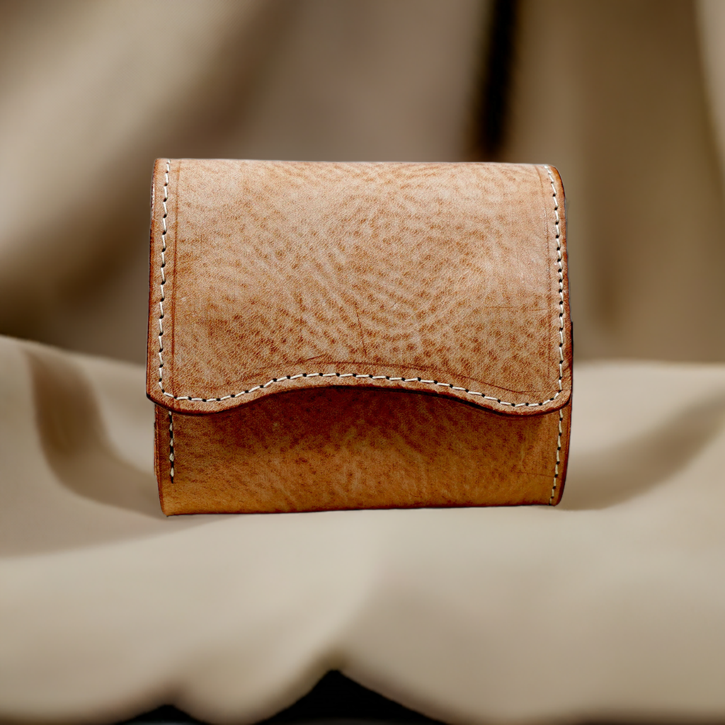 【KURA leather】Half Wallet(本革) #19(natural)