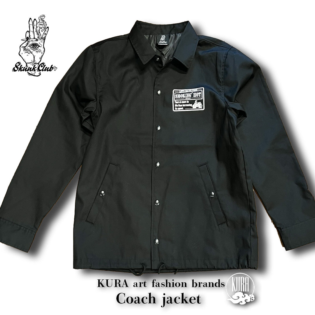 Coach jacket 【Skunk club】smoking’ hot black