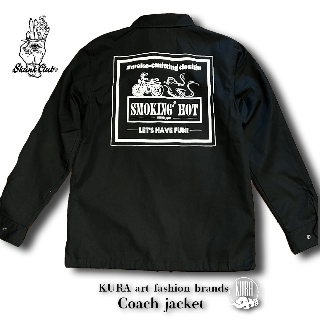 Coach jacket 【Skunk club】smoking’ hot black