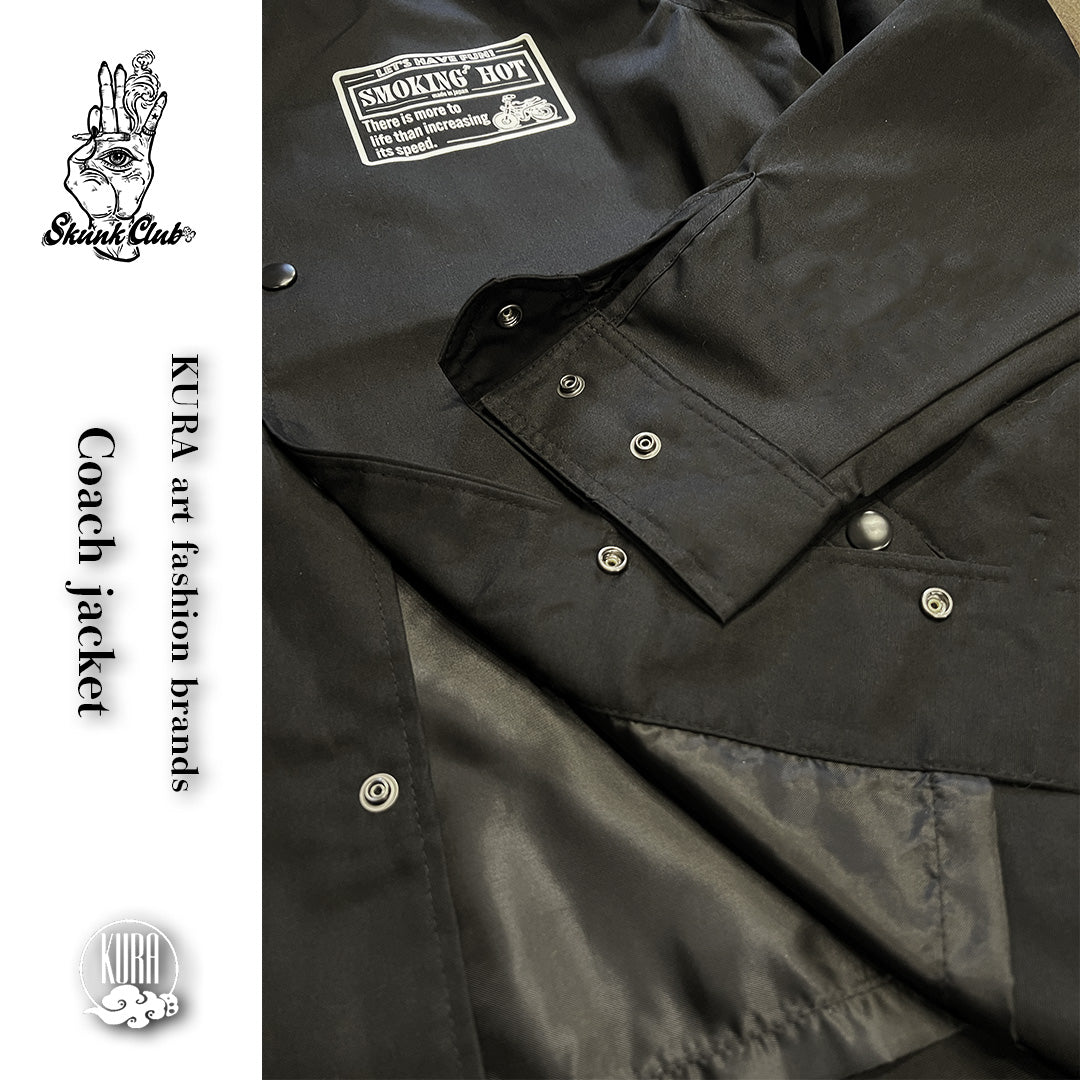 Coach jacket 【Skunk club】smoking’ hot black