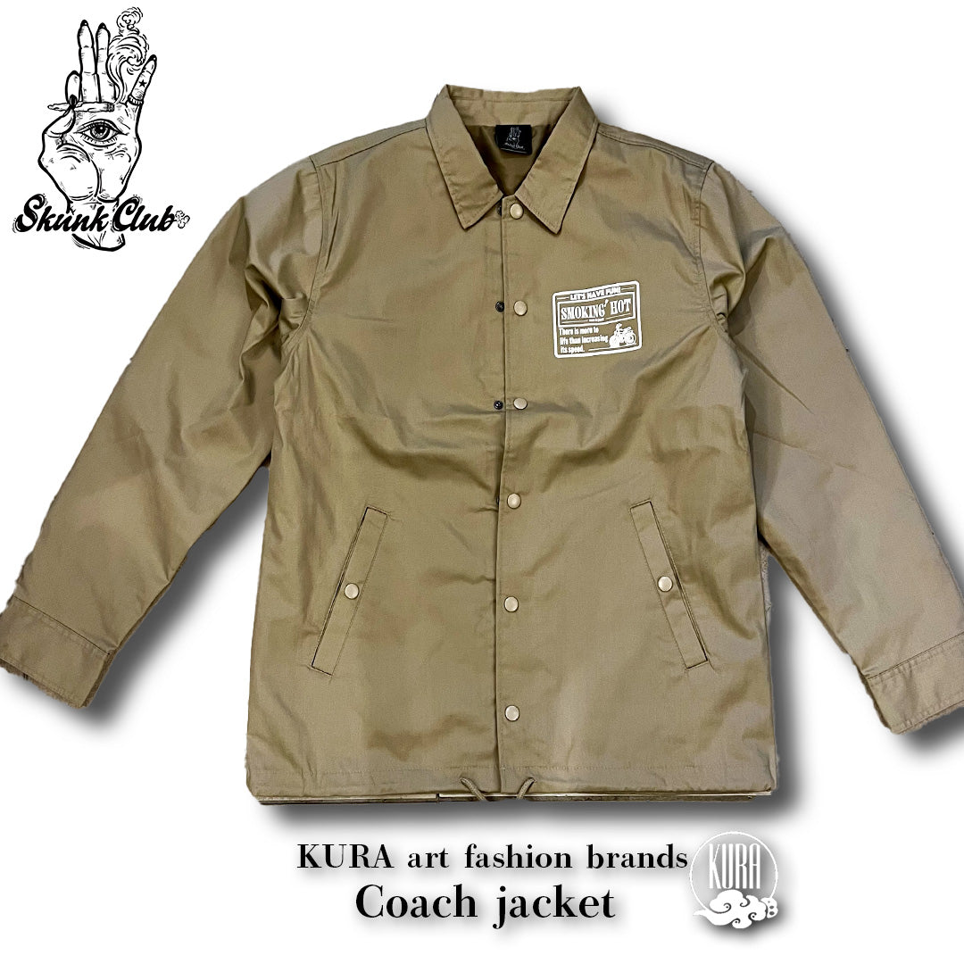 Coach jacket 【Skunk club】smoking’ hot beige