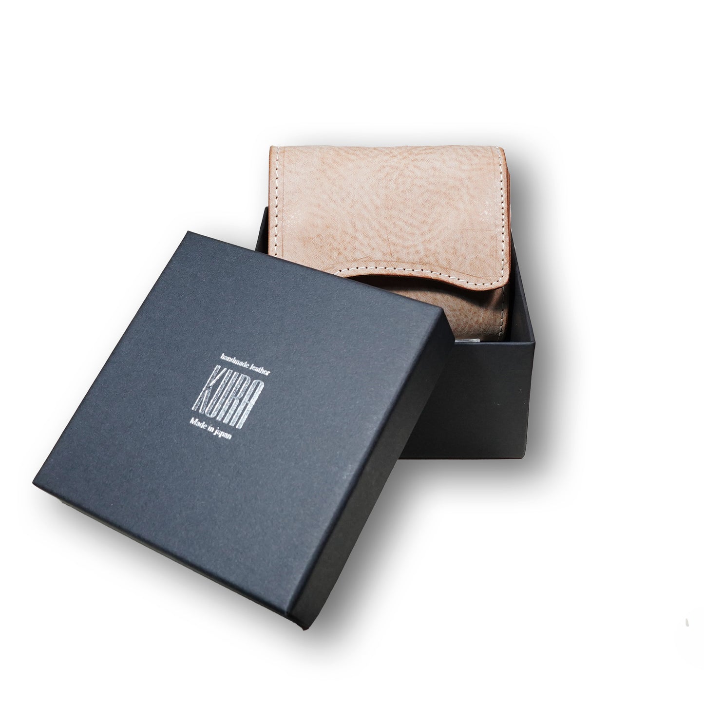 【KURA leather】Half Wallet(本革) #19(natural)