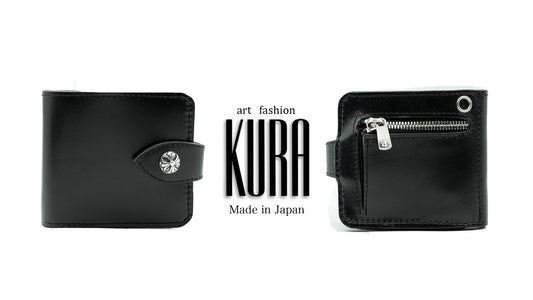 【KURA leather】牛革レザー【シルバー925】 Half Wallet #08が新登場‼