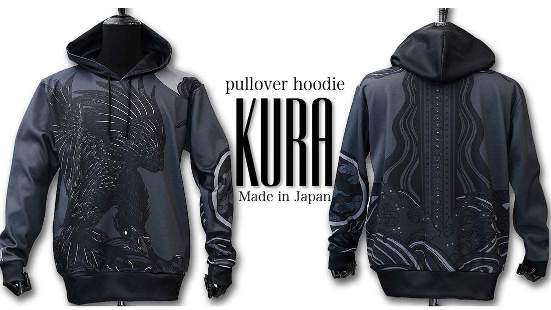 KURA pullover hoodie（プルオーバーパーカー)【鴉の宴】登場‼