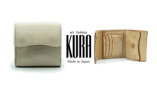 KURA leather】Half Wallet ＃09が新登場‼