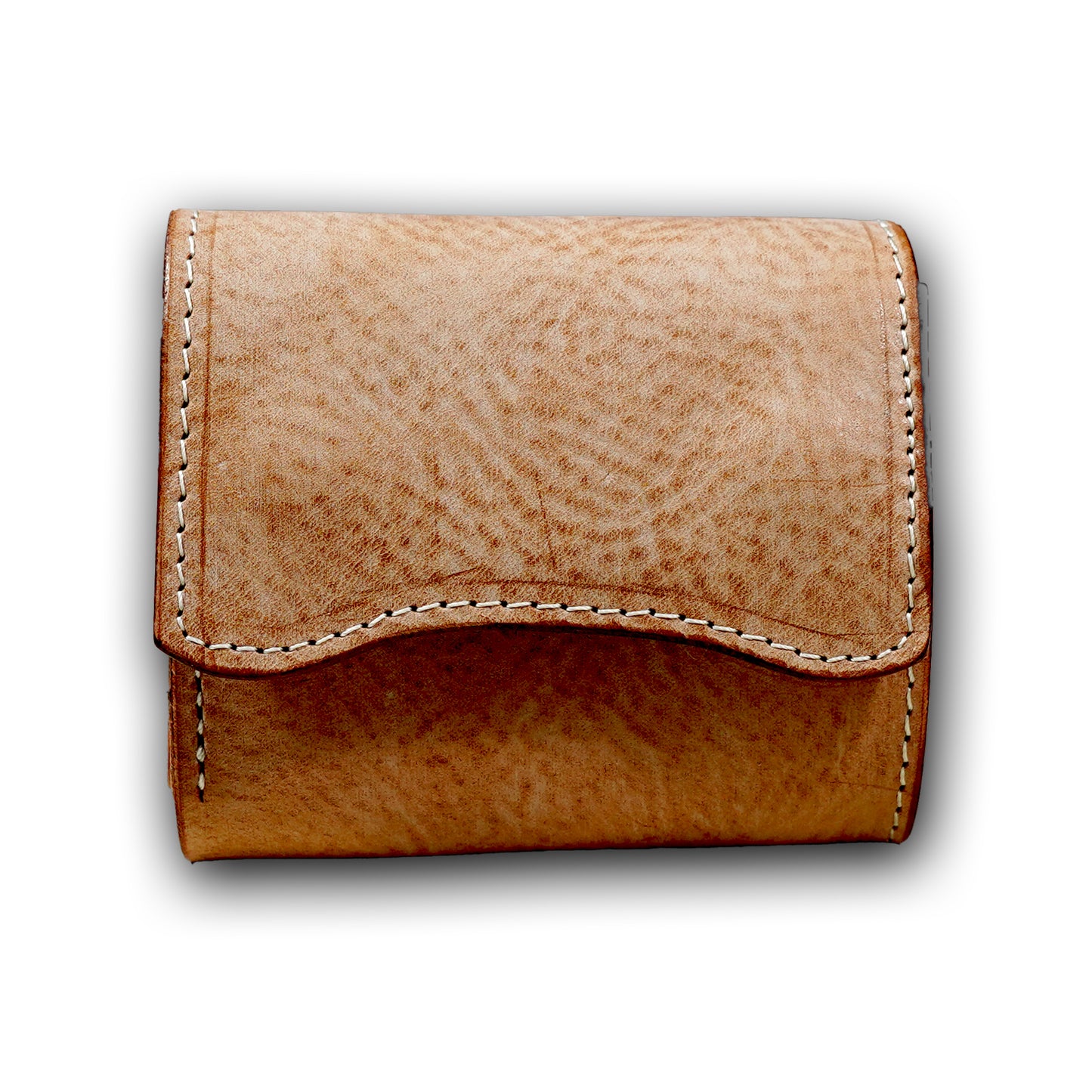 【KURA leather】Half Wallet(本革) ＃19（natural）