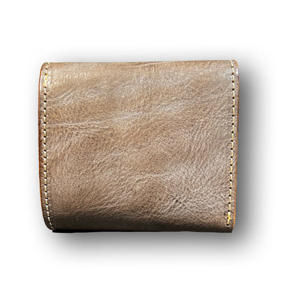 【KURA leather】【NEW】Half Wallet(本革) ＃24（choco）