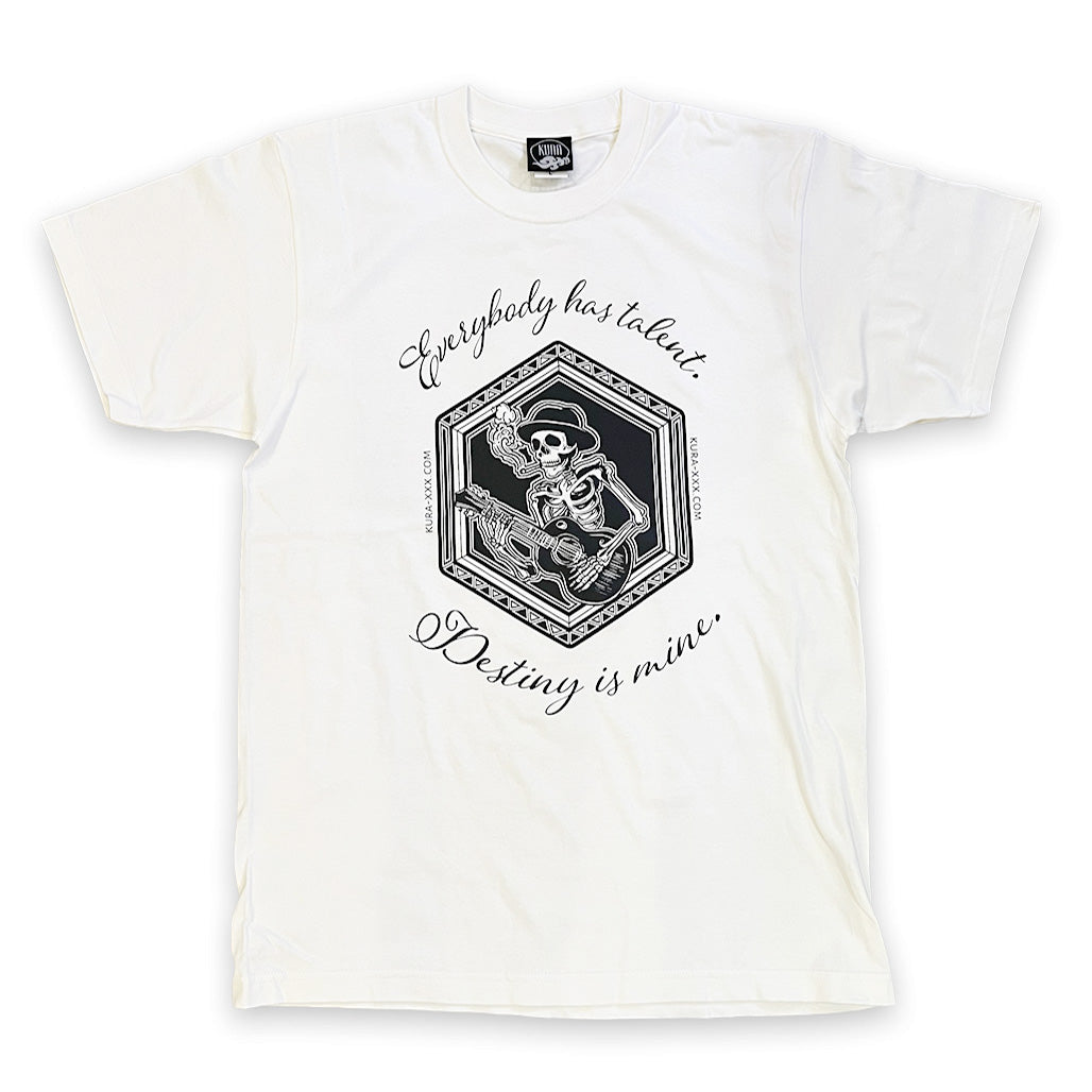 KURA T-shirt series 【skull guitar】#7000