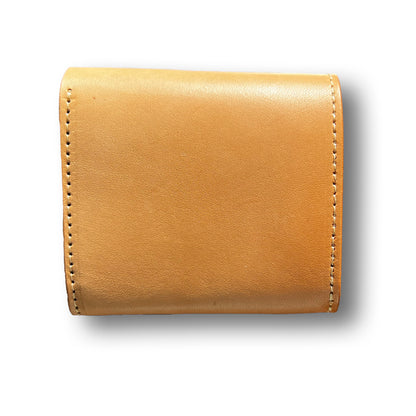 【KURA leather】Half Wallet(本革) サドルレザー（natural）