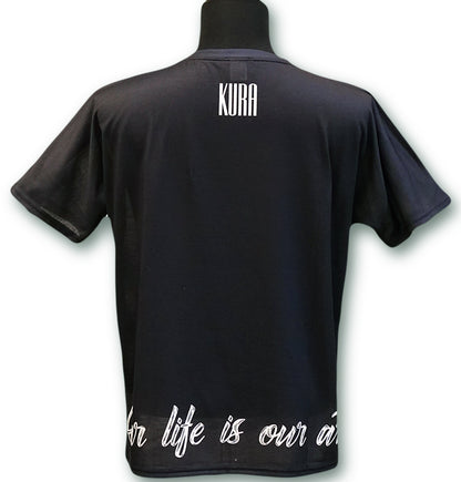 KURA full graphic T-shirt (Full graphic T-shirt) [Chicano/Chicano] #9003